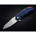 Нож Steel Will Modus F25-13 сталь D2 рукоять FRN blue backspacer orange