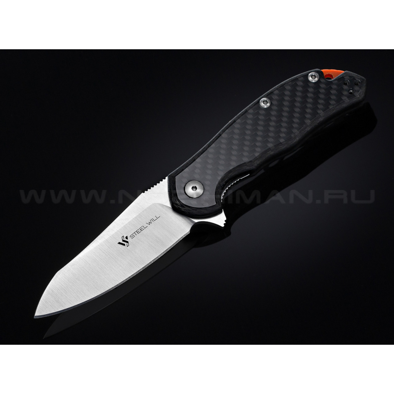 Нож Steel Will Modus F25-71 сталь M390 рукоять carbon