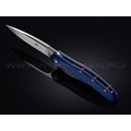 Нож Steel Will Intrigue F45M-17 сталь D2 рукоять FRN blue