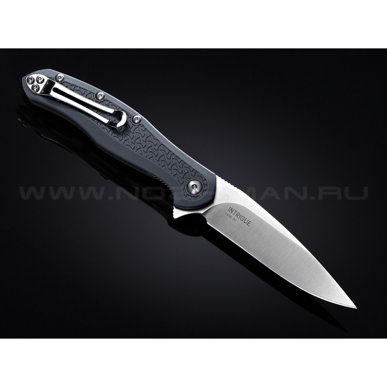 Нож Steel Will Intrigue F45M-14 сталь D2 satin рукоять FRN grey