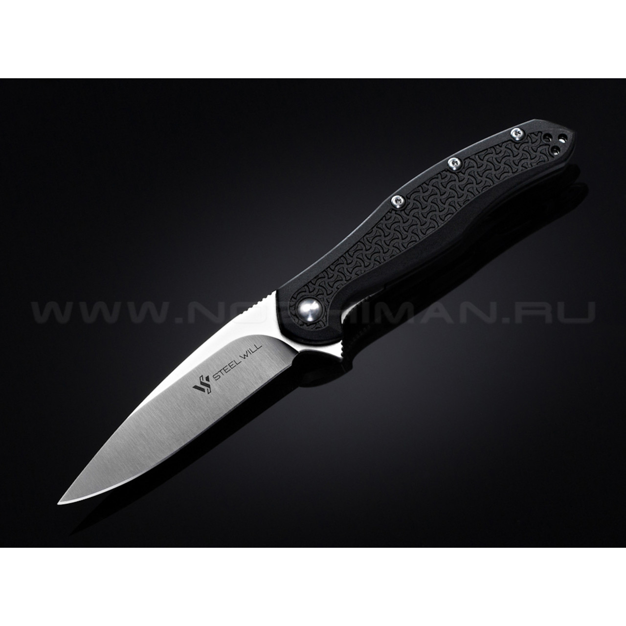 Нож Steel Will Intrigue F45M-11 сталь D2 satin рукоять FRN black