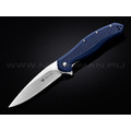 Нож Steel Will Intrigue F45-16 сталь D2 satin рукоять FRN blue бонки blue
