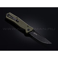 Нож Steel Will Daitengu F11-33 сталь D2 блэквош рукоять G10 olive Нож Steel Will Daitengu F11-33 сталь D2 блэквош рукоять G10 olive