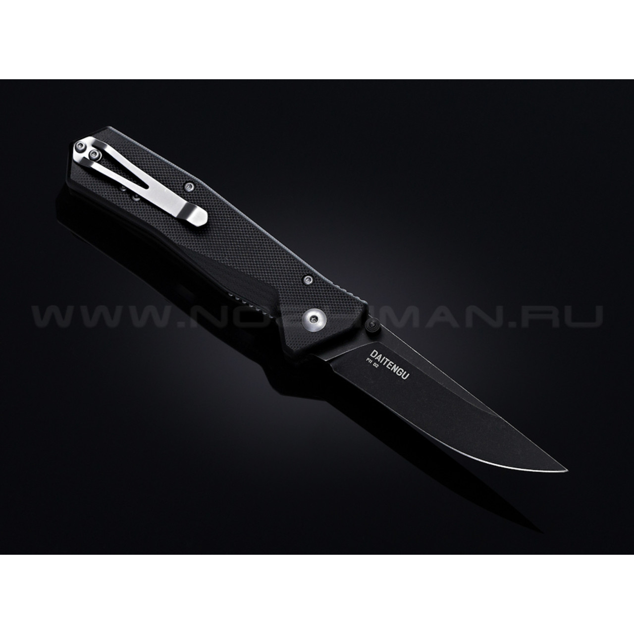 Нож Steel Will Daitengu F11-09 сталь D2 блэквош рукоять G10 black