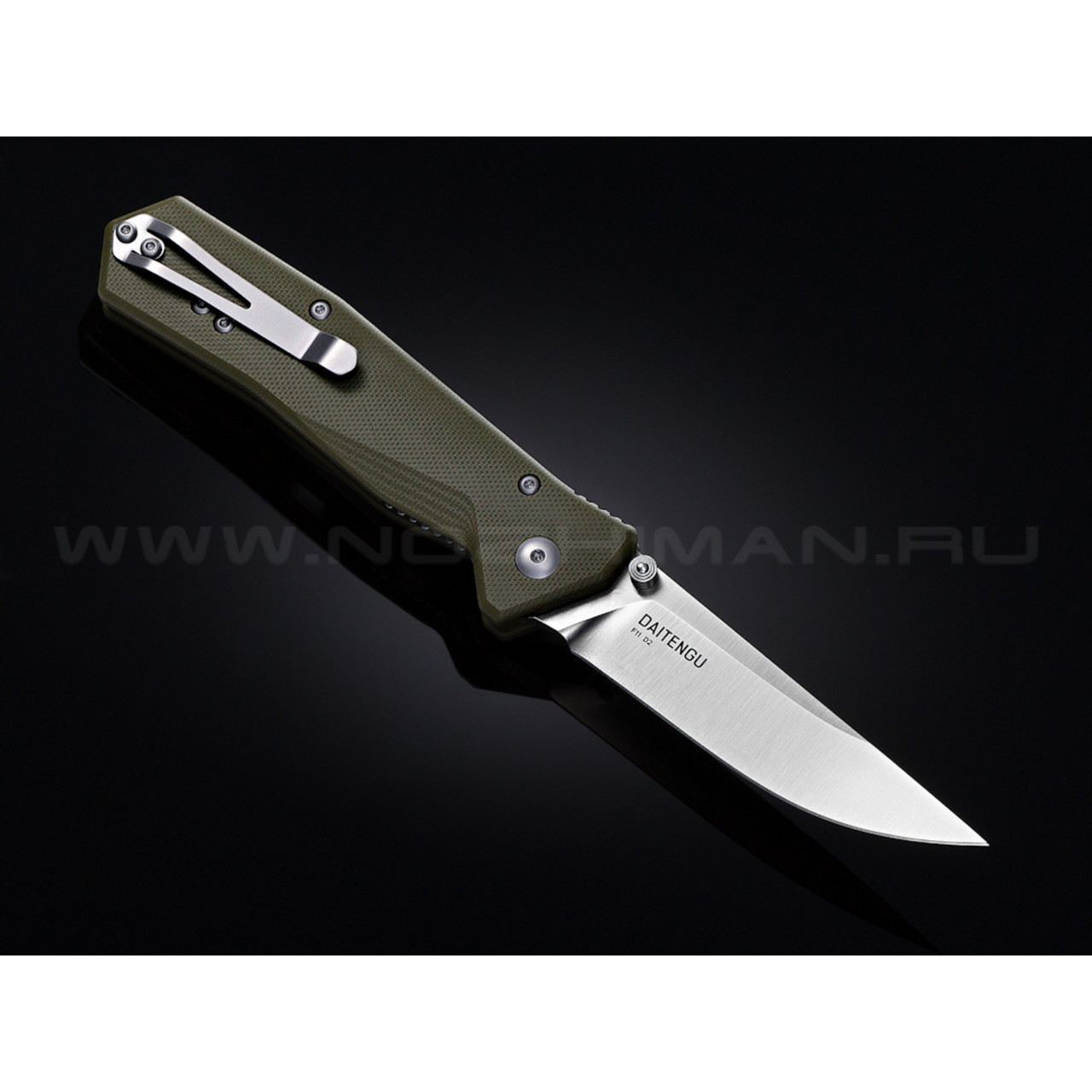 Нож Steel Will Daitengu F11-02 сталь D2 satin рукоять G10 olive