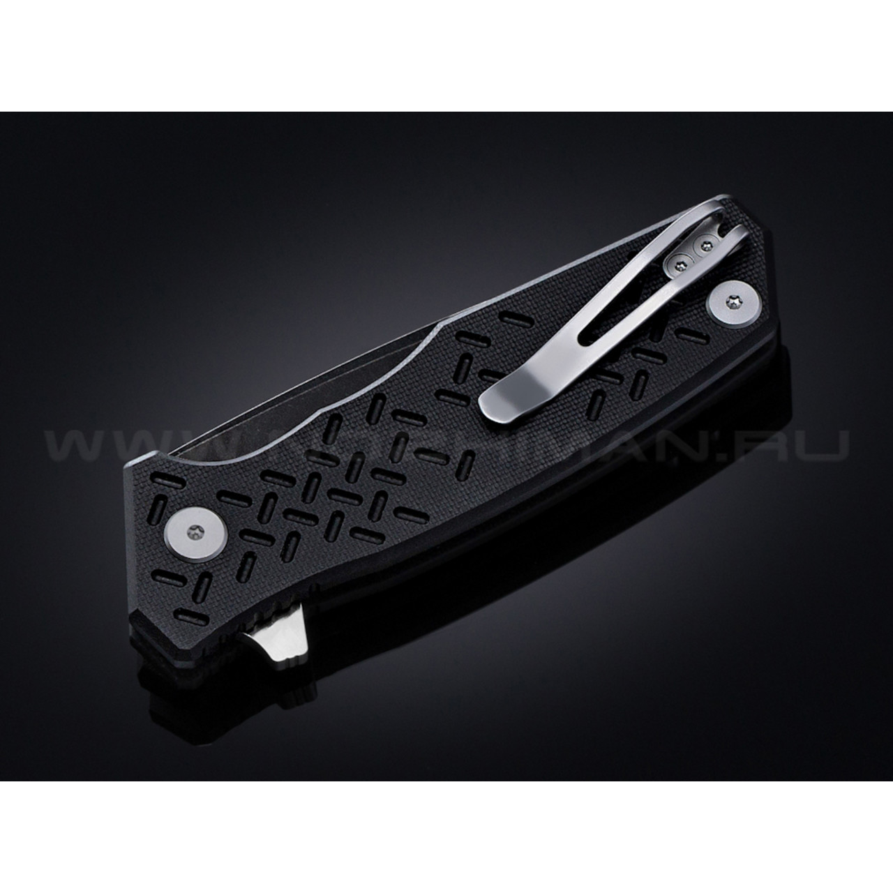 Нож Steel Will Chatbot F14-04 сталь D2 блэквош рукоять G10 black