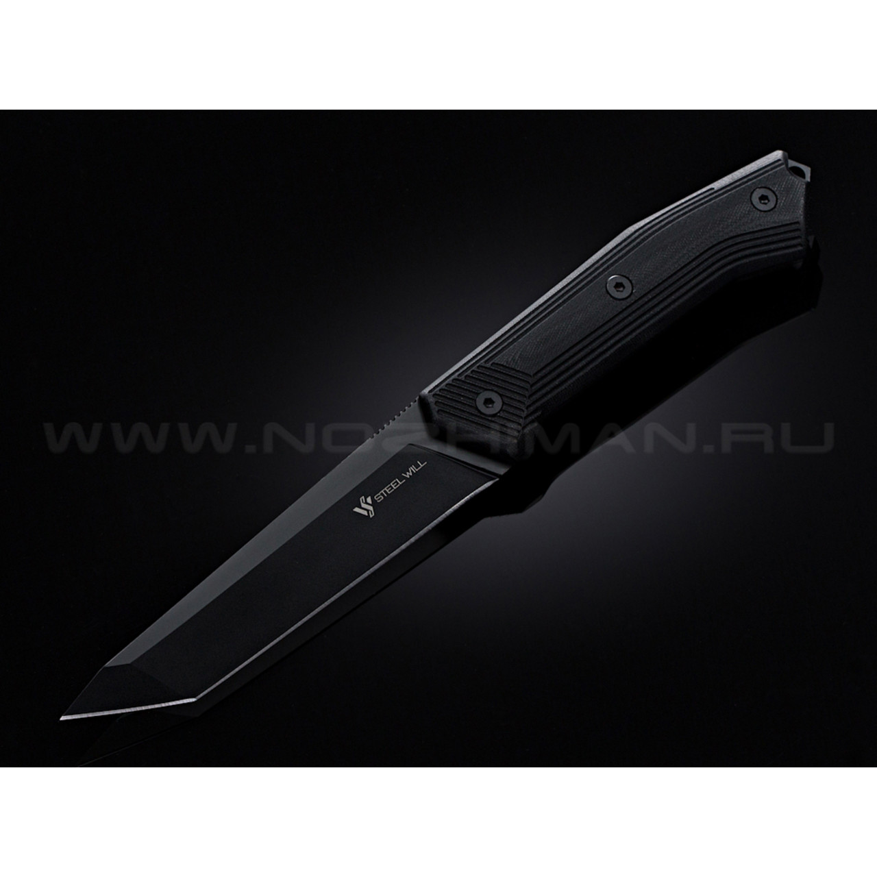 Нож Steel Will Sentence 132 сталь 9Cr18MoV black рукоять G10 black