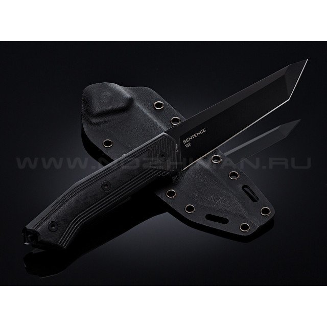 Нож Steel Will Sentence 132 сталь 9Cr18MoV black рукоять G10 black