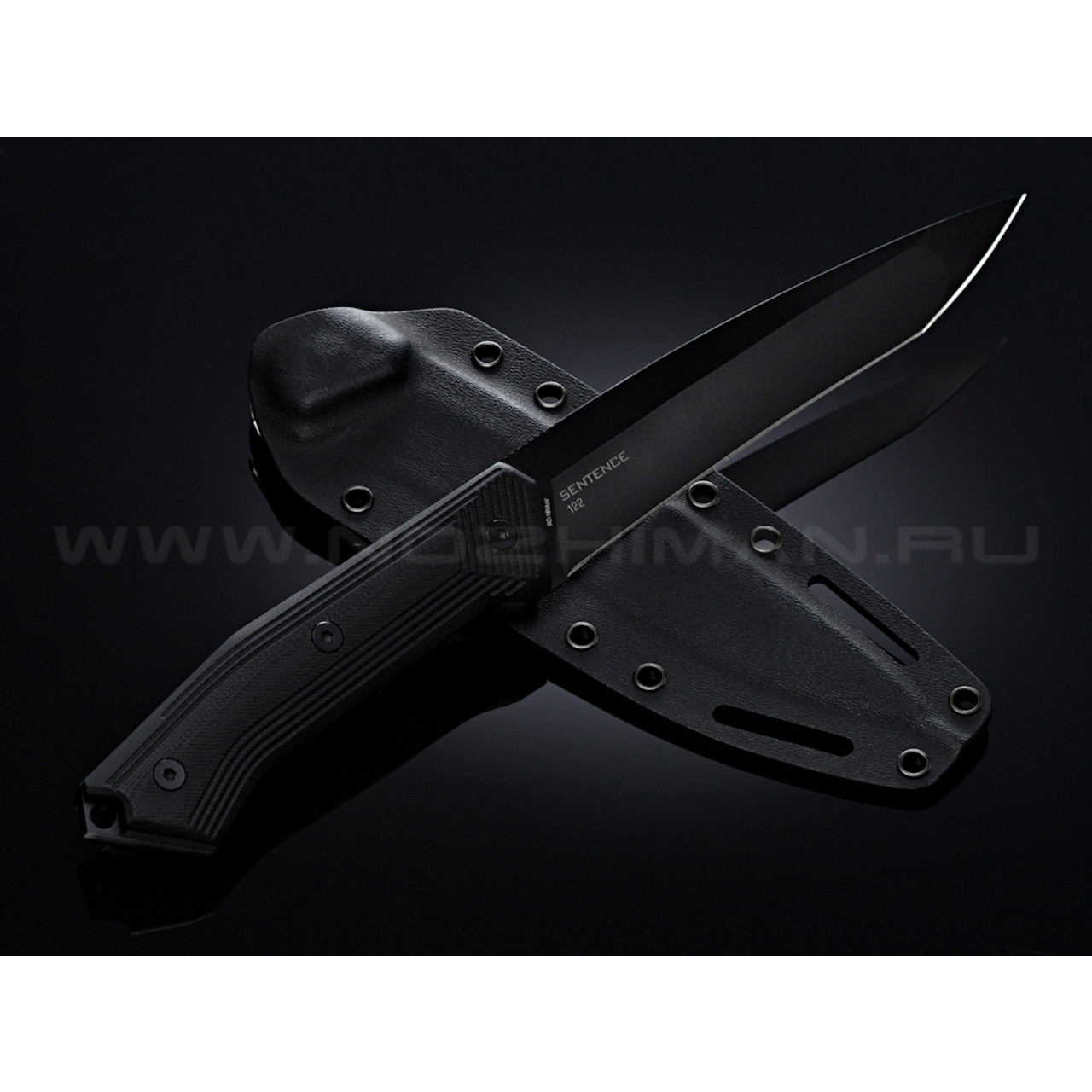 Нож Steel Will Sentence 122 сталь 9Cr18MoV black рукоять G10 black