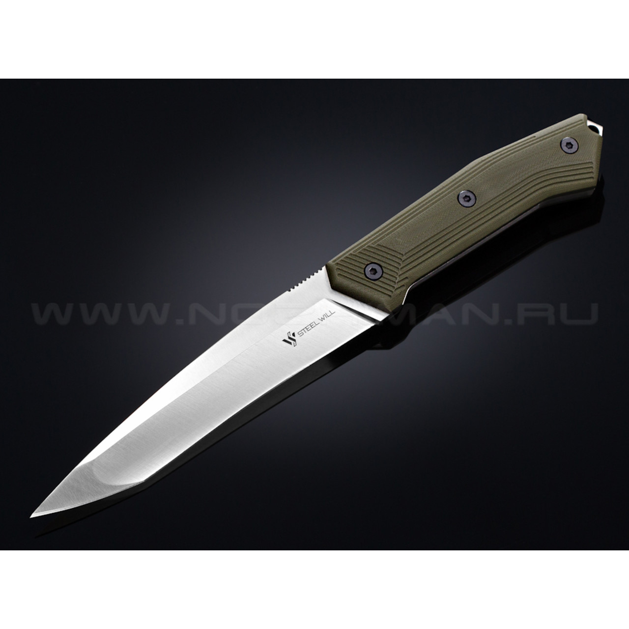 Нож Steel Will Sentence 121 сталь 9Cr18MoV satin рукоять G10 olive