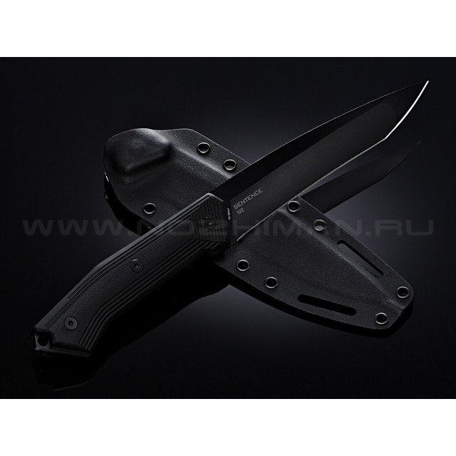 Нож Steel Will Sentence 122 сталь 9Cr18MoV black рукоять G10 black