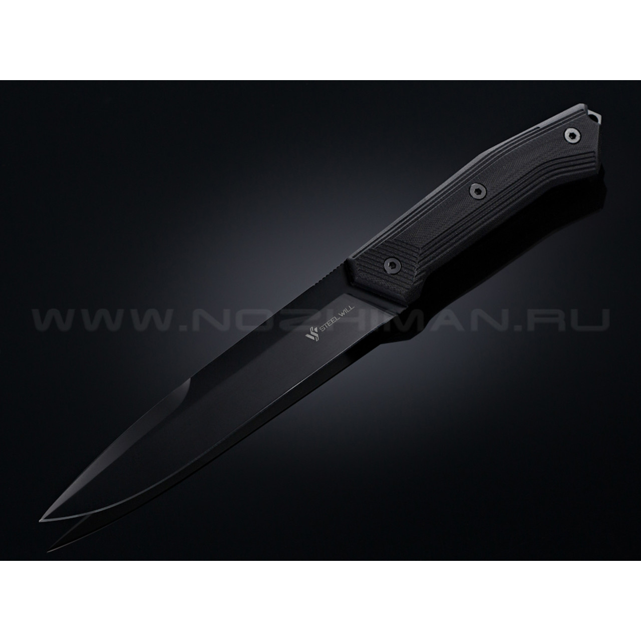 Нож Steel Will Sentence 112 сталь 9Cr18MoV black рукоять G10 black