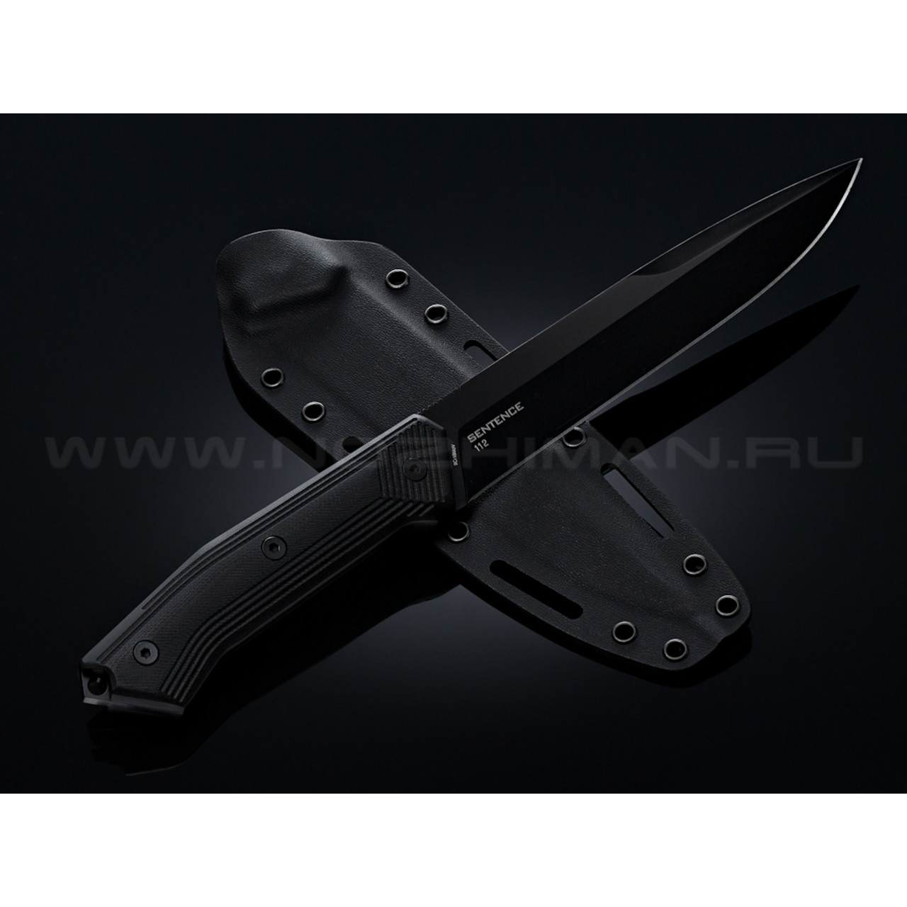 Нож Steel Will Sentence 112 сталь 9Cr18MoV black рукоять G10 black