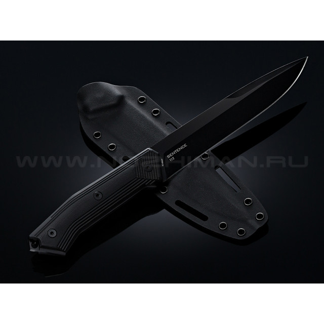 Нож Steel Will Sentence 112 сталь 9Cr18MoV black рукоять G10 black
