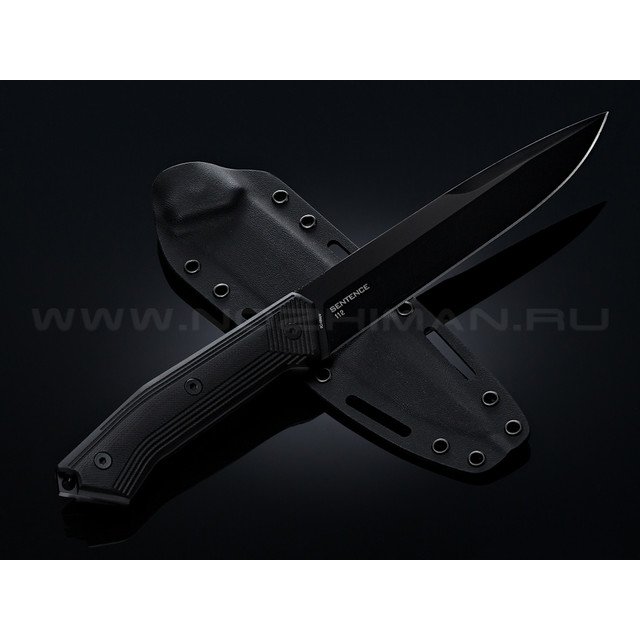 Нож Steel Will Sentence 112 сталь 9Cr18MoV black рукоять G10 black