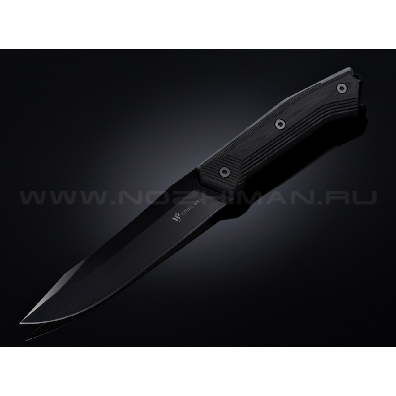 Нож Steel Will Sentence 102 сталь 9Cr18MoV black рукоять G10 black
