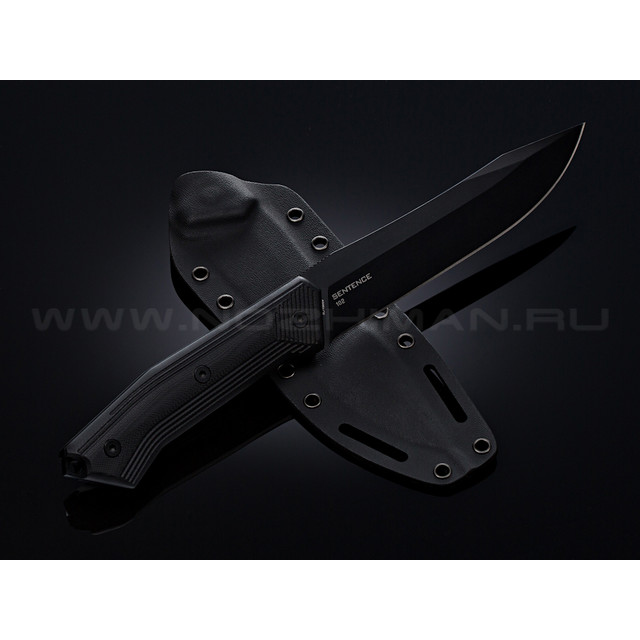Нож Steel Will Sentence 102 сталь 9Cr18MoV black рукоять G10 black