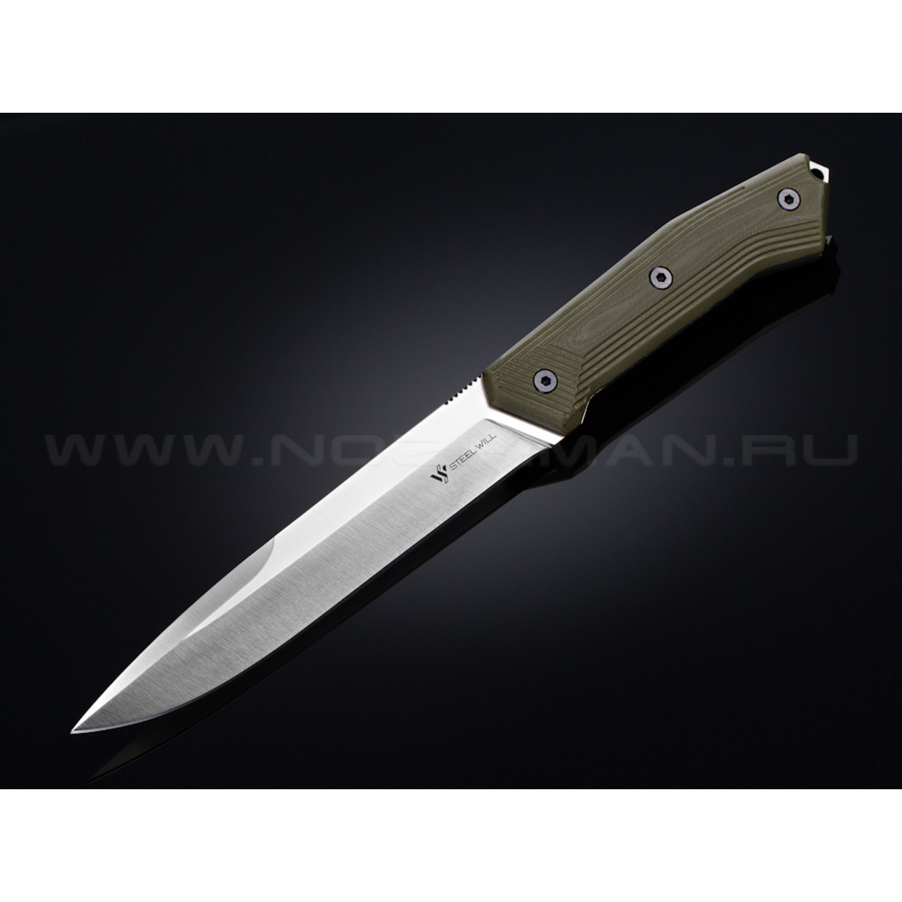 Нож Steel Will Sentence 111 сталь 9Cr18MoV satin рукоять G10 olive