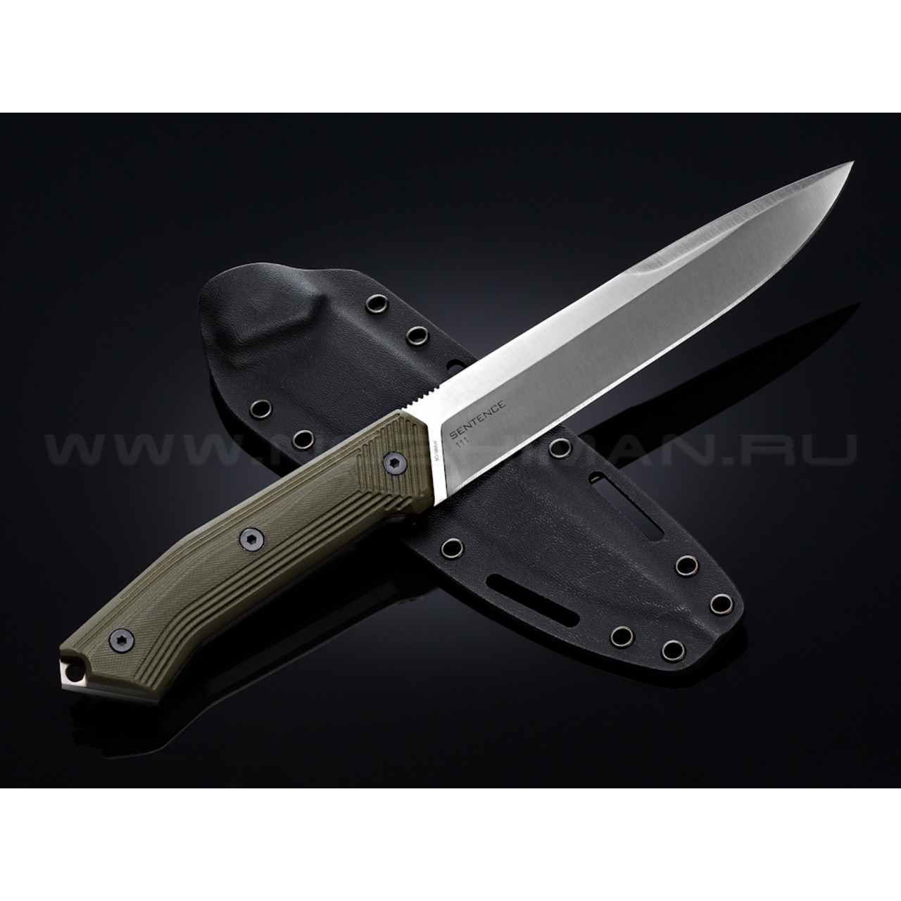 Нож Steel Will Sentence 111 сталь 9Cr18MoV satin рукоять G10 olive