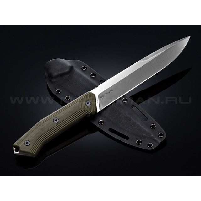 Нож Steel Will Sentence 111 сталь 9Cr18MoV satin рукоять G10 olive