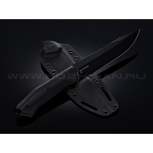 Нож Steel Will Sentence 102 сталь 9Cr18MoV black рукоять G10 black