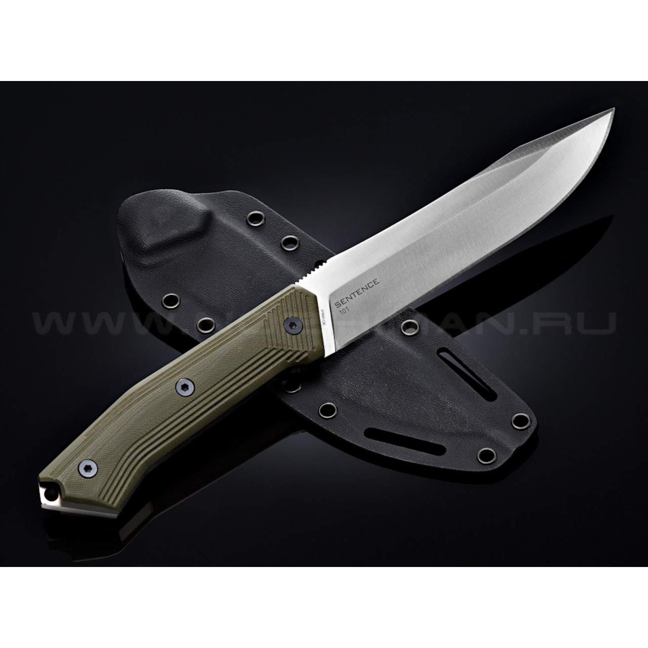 Нож Steel Will Sentence 101 сталь 9Cr18MoV satin рукоять G10 olive