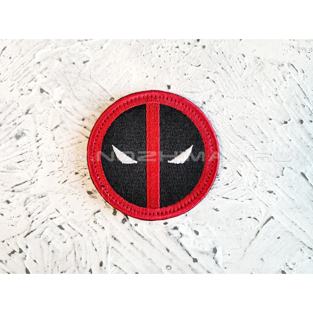 Патч П-152 "Deadpool logo" круглый