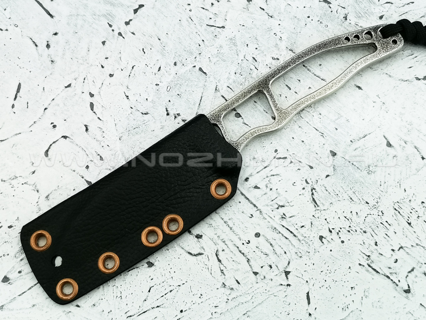 Нож "Папай" N690, kydex black