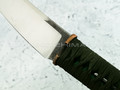 Нож "Бусидо" N690, цуба бронза, менука серебро, паракорд olive