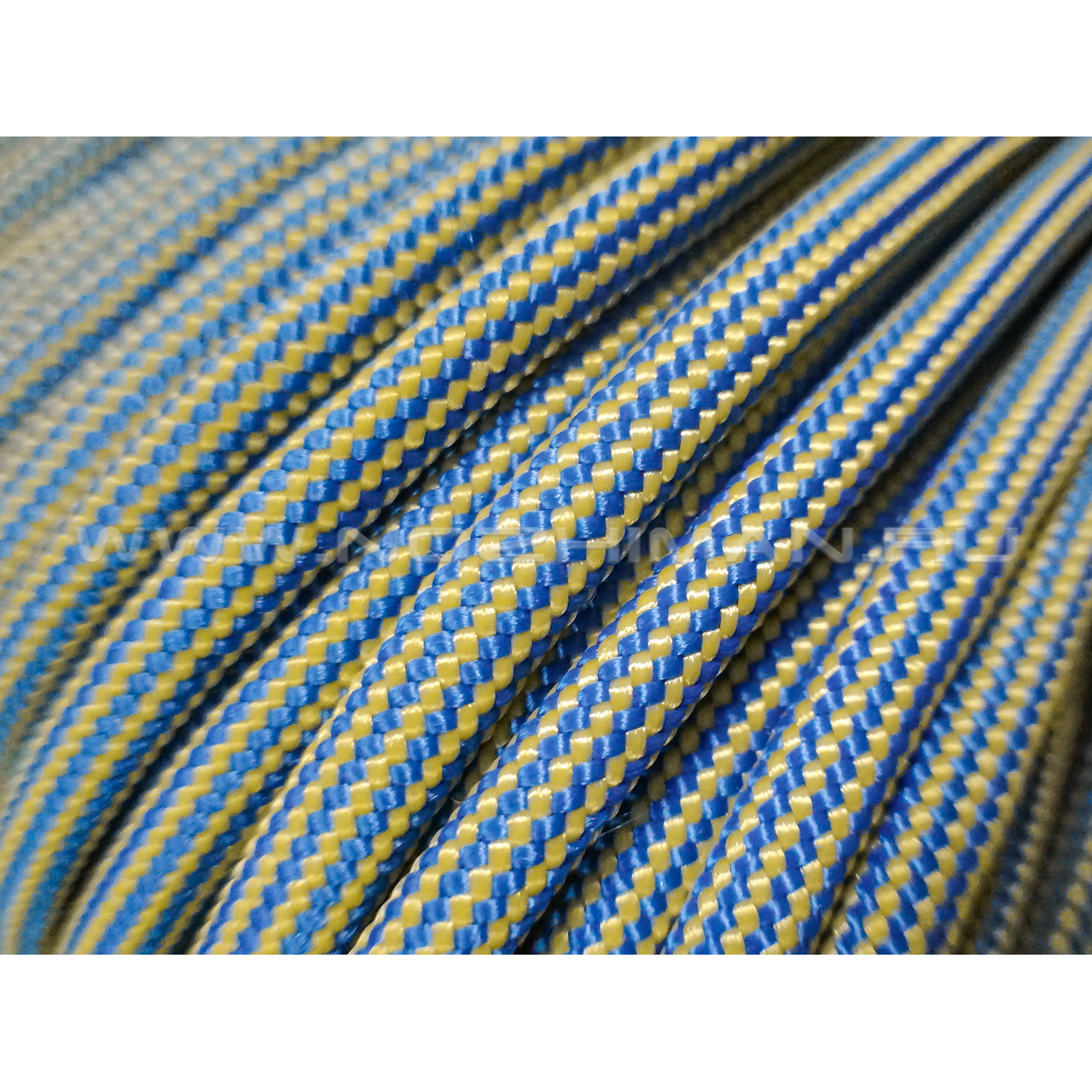 Paracord 550 Yellow & Blue Stripes
