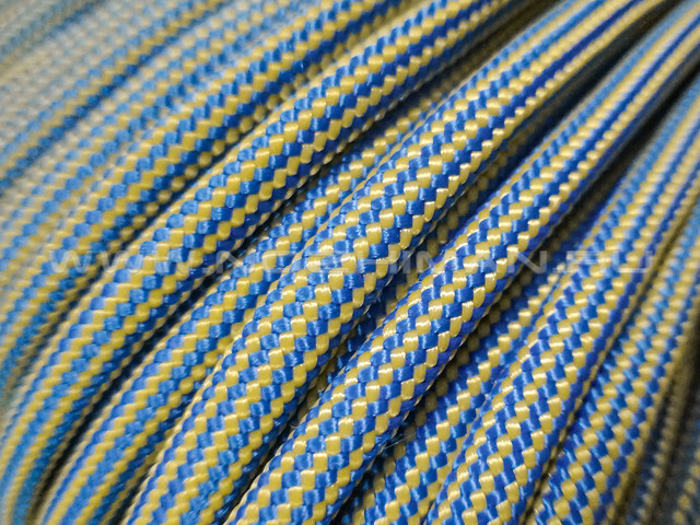 Paracord 550 Yellow & Blue Stripes