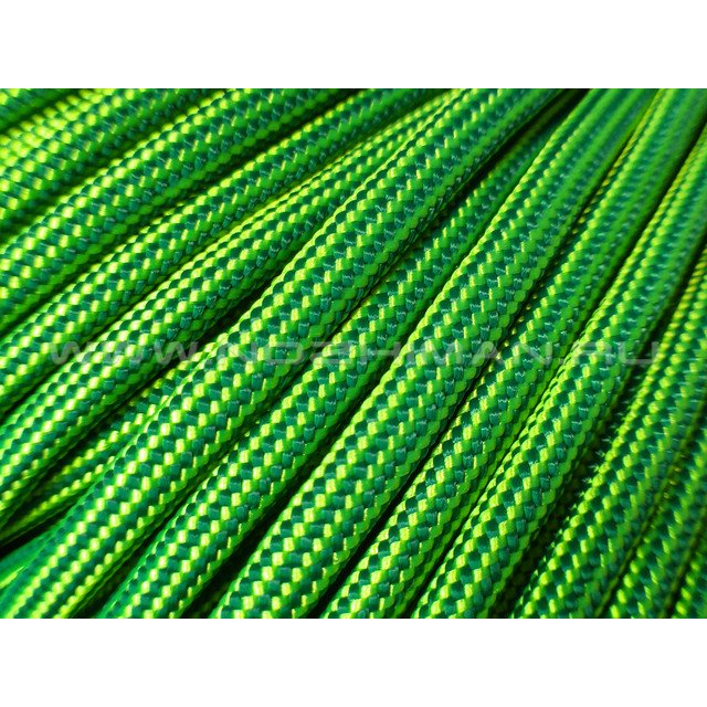 Paracord 550 Neon Yellow & Green Stripes