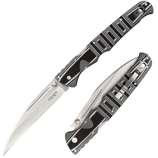 Нож Cold Steel 62P3A Frenzy III сталь S35VN рукоять G10 black/white