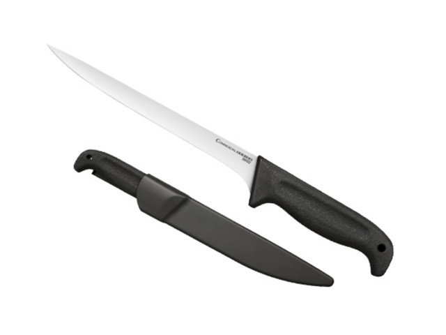 Филейный нож Cold Steel 8" Fillet Knife (Commercial Series) 20VF8SZ сталь 1.4116 рукоять Kray-Ex