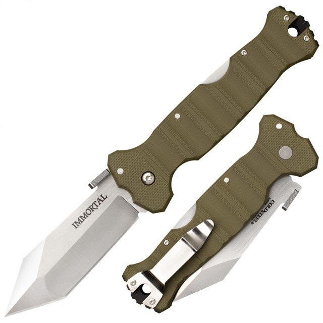 Нож Cold Steel 23HVG Immortal OD Green сталь S35VN рукоять G10
