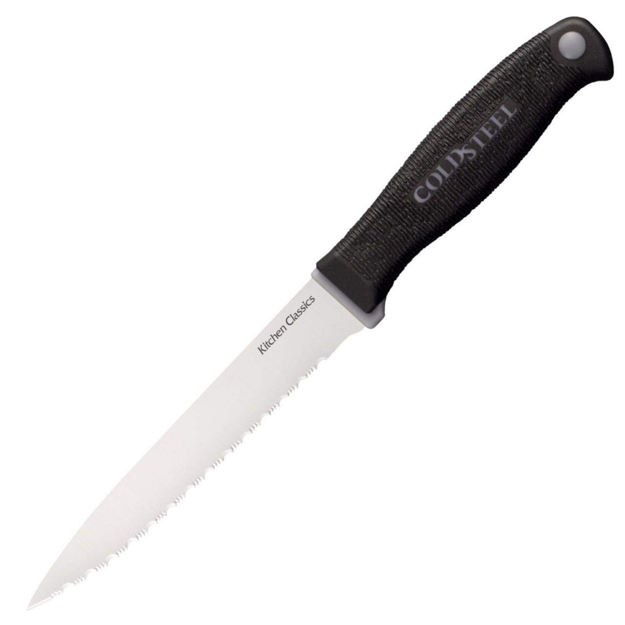 Кухонный нож с серрейтором Cold Steel Steak Knife (Kitchen Classics) 59KSSZ сталь 1.4116 рукоять Kray-Ex
