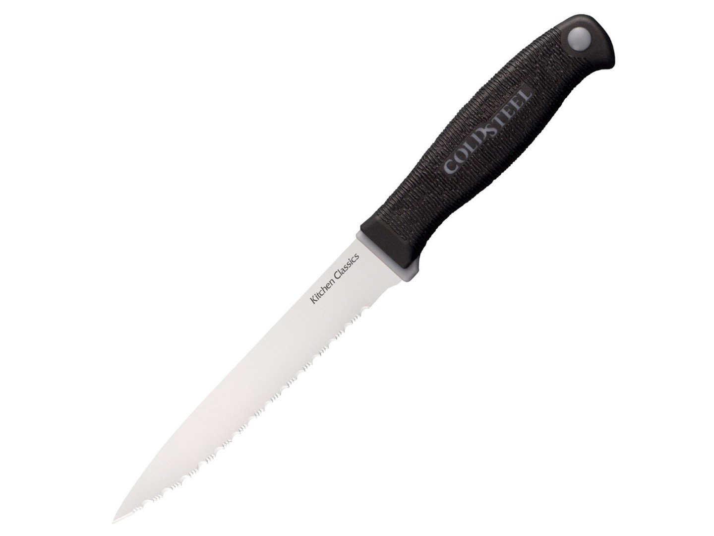 Кухонный нож с серрейтором Cold Steel Steak Knife (Kitchen Classics) 59KSSZ сталь 1.4116 рукоять Kray-Ex