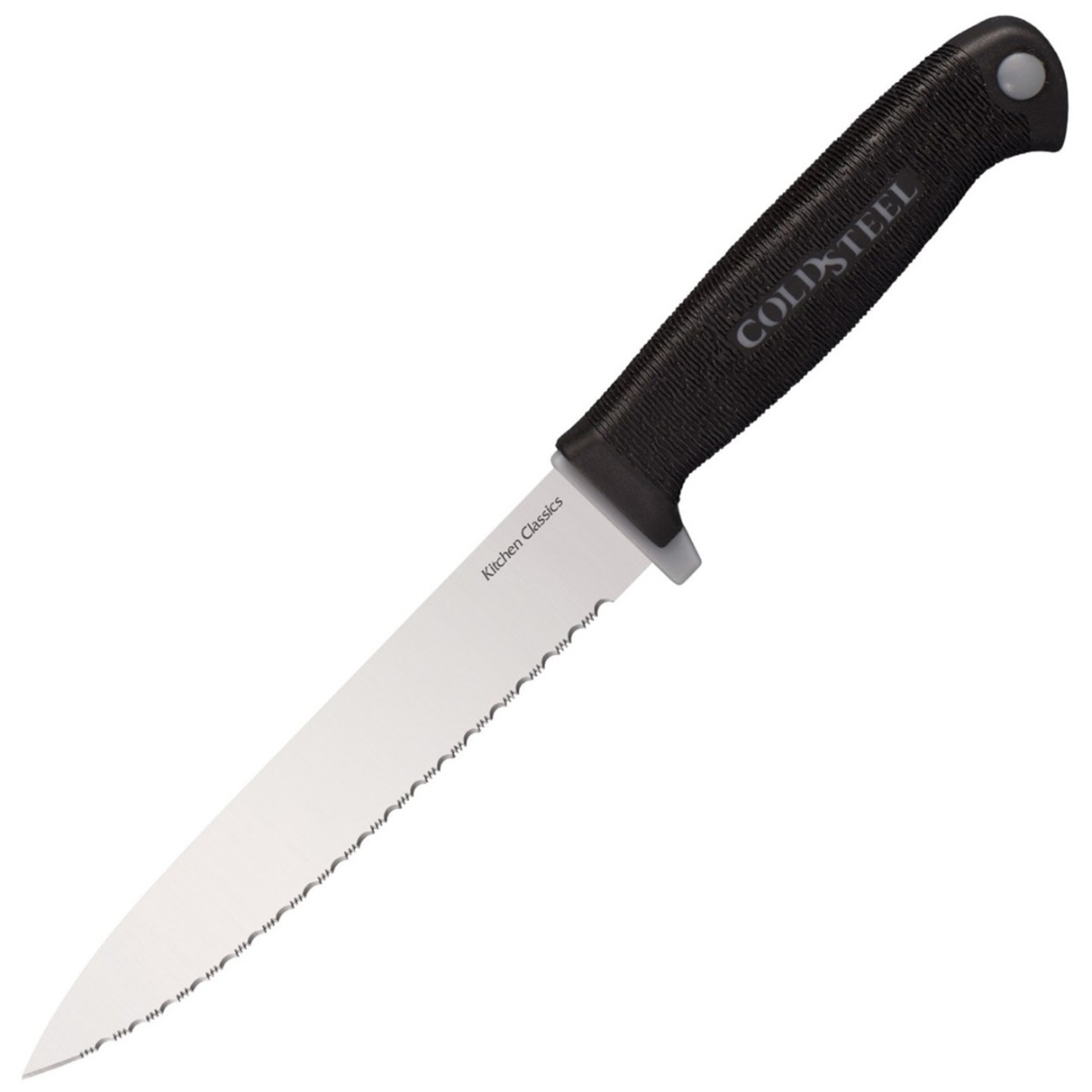 Кухонный нож с серрейтором Cold Steel Utility Knife (Kitchen Classics) 59KSUZ сталь 1.4116 рукоять Kray-Ex