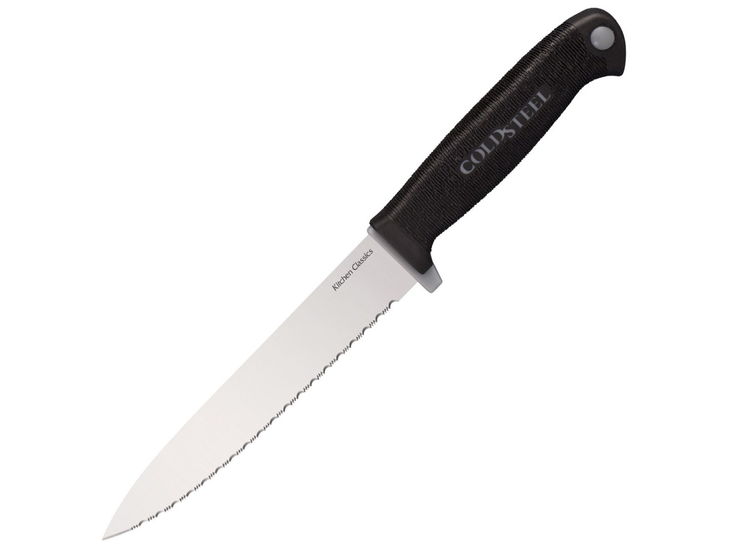 Кухонный нож с серрейтором Cold Steel Utility Knife (Kitchen Classics) 59KSUZ сталь 1.4116 рукоять Kray-Ex