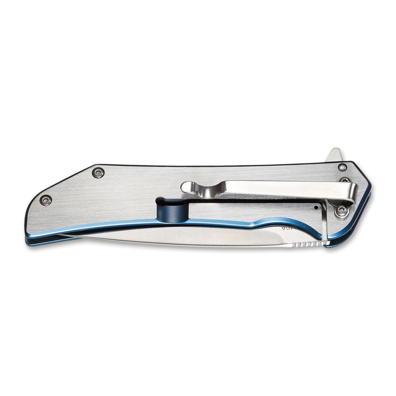 Нож Magnum Blue Grotto 01RY315 сталь 440A рукоять stainless steel