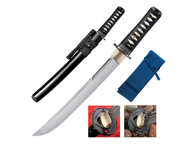 Нож Cold Steel O Tanto (Warrior Series) 88BT сталь 1060 рукоять кожа ската