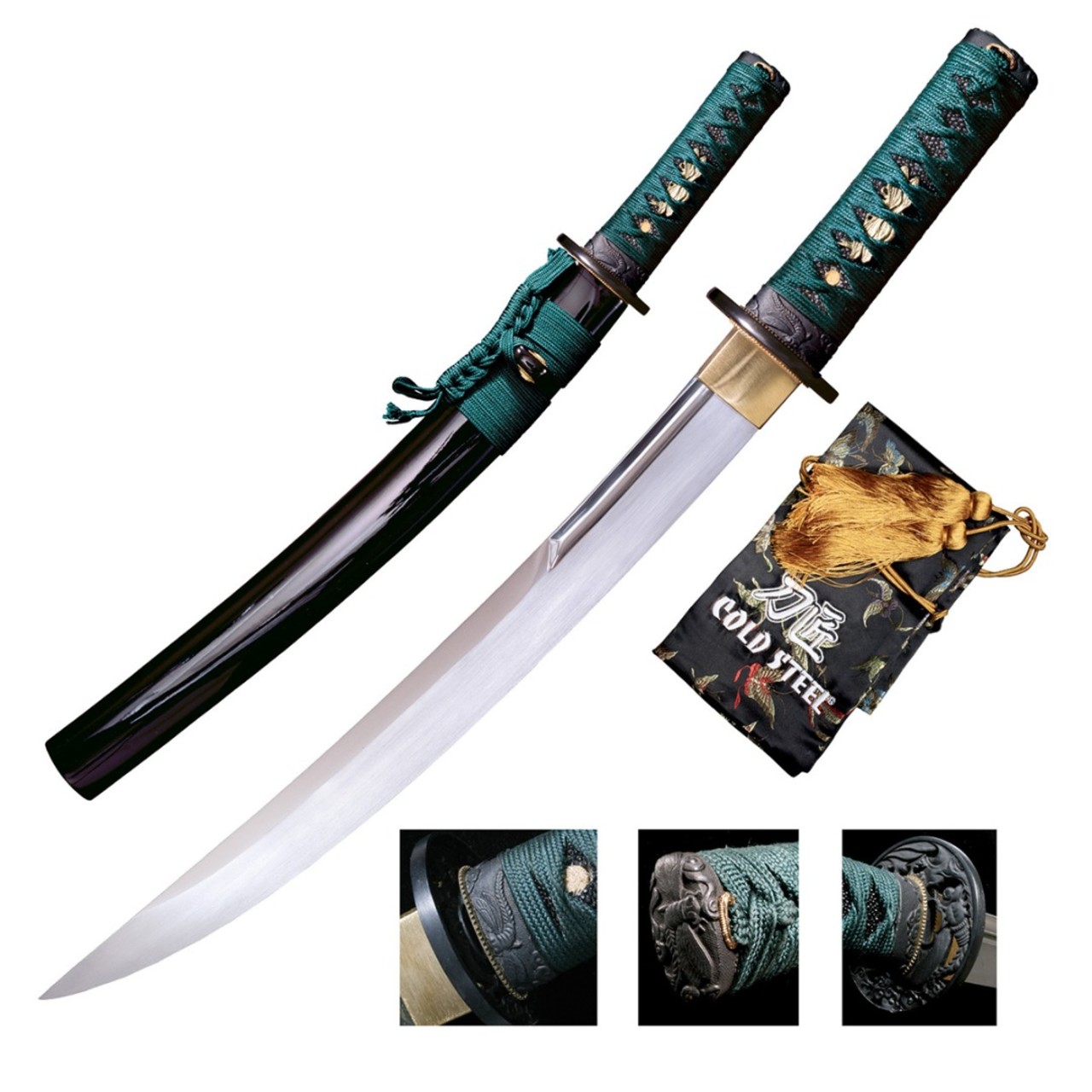 Нож Cold Steel O Tanto (Dragonfly) 88DT сталь 1060 рукоять кожа ската