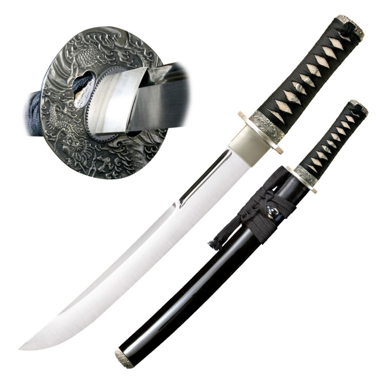 Нож Cold Steel O Tanto (Emperor Series) 88T сталь 1060 рукоять кожа ската