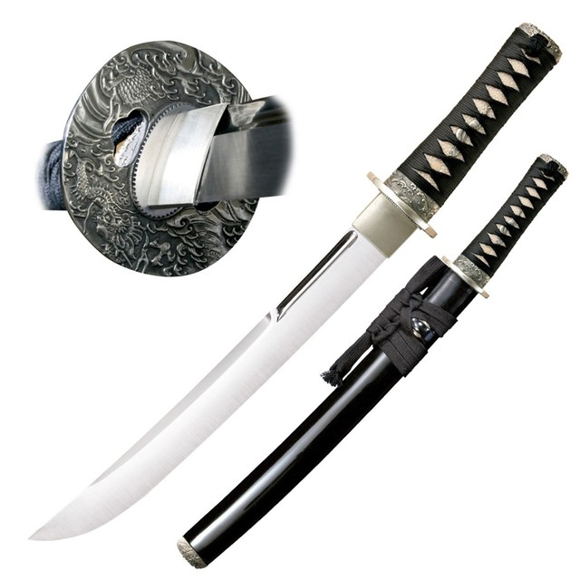Нож Cold Steel O Tanto (Emperor Series) 88T сталь 1060 рукоять кожа ската
