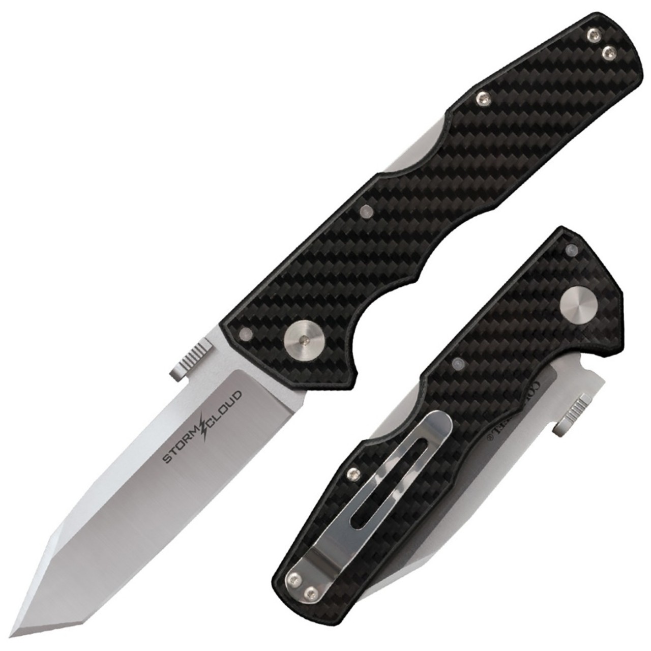 Нож Cold Steel Storm Cloud 21TU сталь CPM-20CV рукоять Carbon