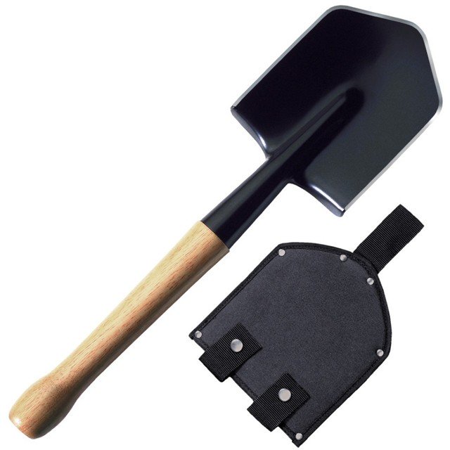 Лопата саперная Cold Steel Spetsnaz Shovel 92SFS сталь Carbon Steel рукоять дерево гикори