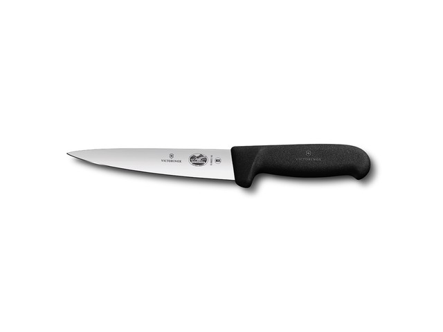 Нож мясника Victorinox Fibrox 16 см 5.5603.16 сталь X50CrMoV15 рукоять TRE