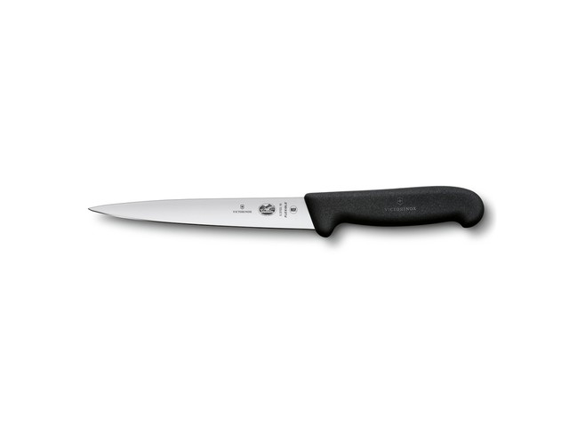 Нож филейный Victorinox Fibrox 18 см 5.3703.18 сталь X50CrMoV15 рукоять Fibrox