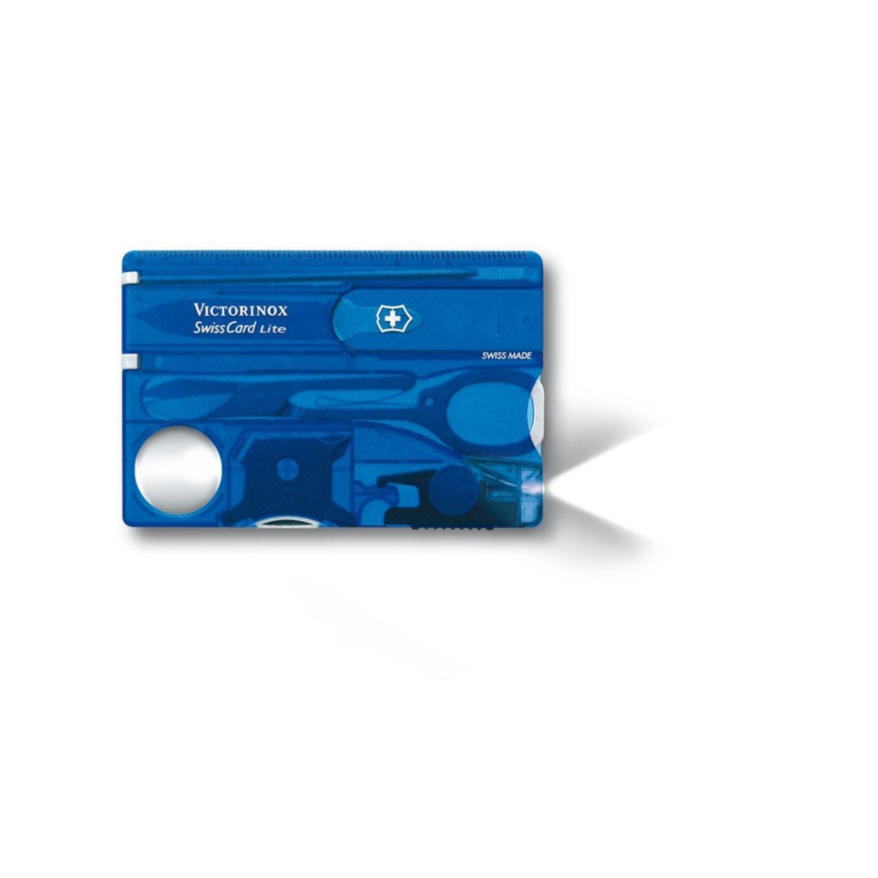 Швейцарская карточка Victorinox SwissCard Lite 0.7322.T2 blue (13 функций)