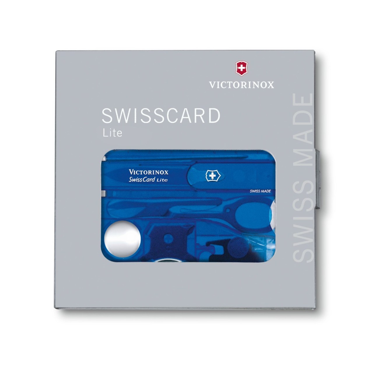 Швейцарская карточка Victorinox SwissCard Lite 0.7322.T2 blue (13 функций)